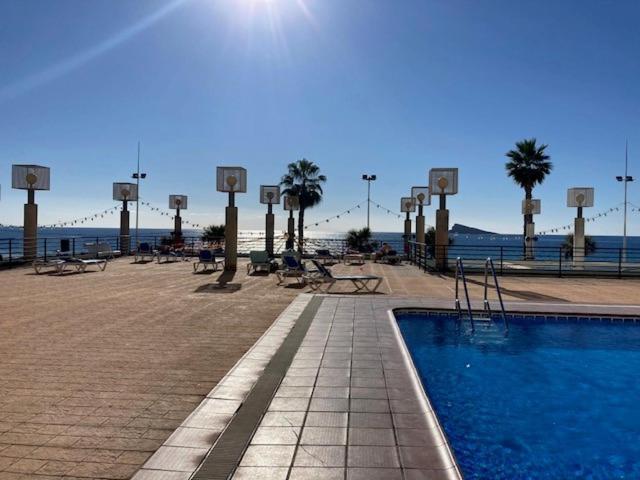 Ferienwohnung Santa Margarita, Benidorm Levante, 1St Line, Frontal Seaview, Ocean Terrace Exterior foto
